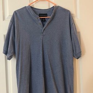 Croft & Barrow Blue Casual Button Down Shirt
